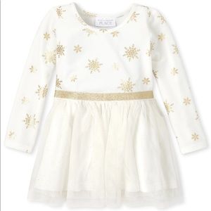 NIB. Children’s place snowflake dress.
